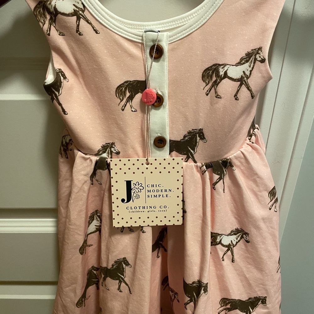 Horses Dress-Toddler girl